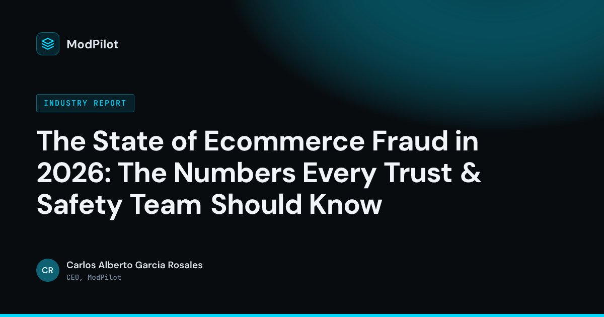 Cover image for The State of Ecommerce Fraud in 2026: The Numbers Every Trust & Safety Team Should Know